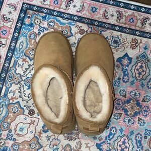 UGG Tan Kids Slippers
